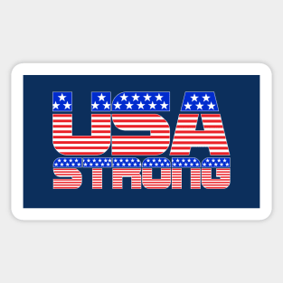 USA Strong America Strong Sticker